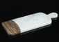 Tagliere d'impionbatura di legno dell'acacia del marmo del tagliere della decorazione della cucina con la maniglia