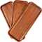 Piatto di legno massello di acacia piatti di legno rettangolari
