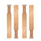 Resistenza all'acqua Divisori di cassetti in bambù Set di 6 per utensili da cucina