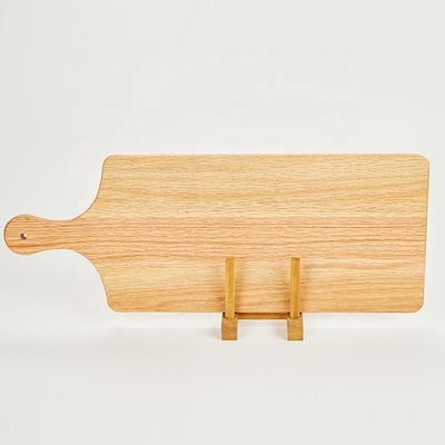 Pagaia della buccia della pizza e tagliere di legno con la maniglia, 1.5cm spesso