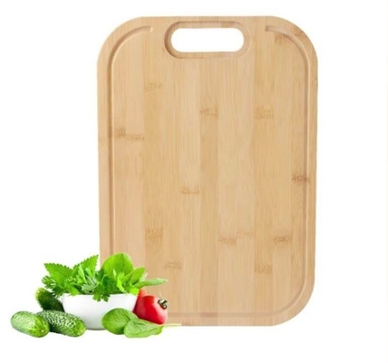 Bordo su ordinazione di Logo Bamboo Non Slip Cutting con la maniglia e la scanalatura
