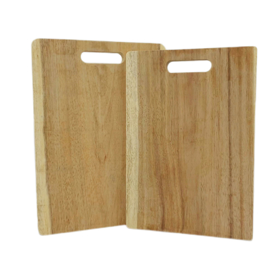 Su misura gradui il tagliere secondo la misura di bambù di Block Wood Chopping del macellaio di 33x23x1.8cm un insieme di 2 pezzi