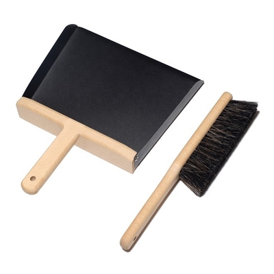 Paletta per la spazzatura di legno della maniglia e Tabella dell'insieme della scopa che pulisce 28*18 * 4.5cm