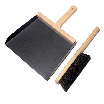Paletta per la spazzatura di legno della maniglia e Tabella dell'insieme della scopa che pulisce 28*18 * 4.5cm