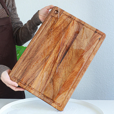 Il tagliere di spezzettamento di legno della noce dell'OEM della cucina blocca nero