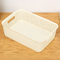 Canestro di plastica tessuto sostenibile resistente agli urti di stoccaggio per la cucina del bagno