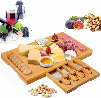 Grande Cheeseboard di bambù premio per la carne del vino del Charcuterie