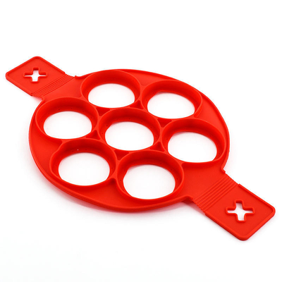 Sette la cucina della muffa dell'uovo del silicone del foro 37*22*0.8cm foggia gli accessori