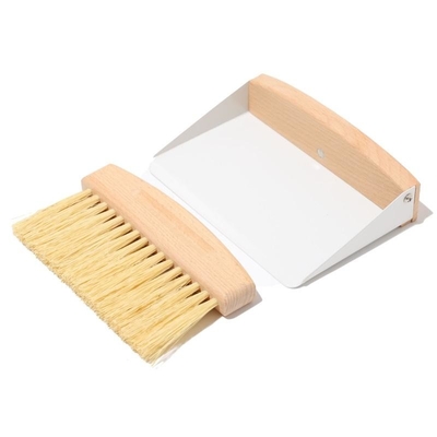 Paletta per la spazzatura di legno della scopa dell'OEM e polvere del set di pennelli che pulisce mini su ordinazione