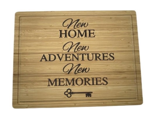 Tagliere di legno del tagliere su ordinazione di Logo Engraved Kitchen Bamboo Wood