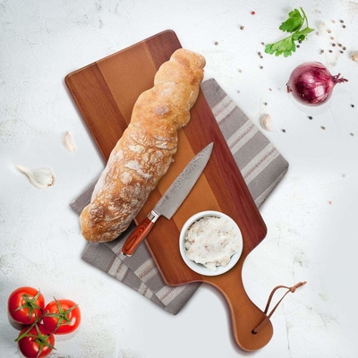Grande portatile di verdure di bambù non tossico 48x16cm del tagliere della famiglia