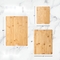 Bambù rettangolare della cucina ed insieme di legno di PCS del tagliere 3