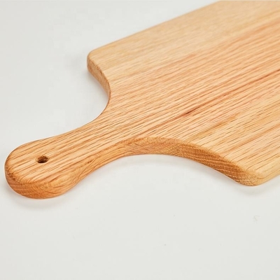 Pagaia della buccia della pizza e tagliere di legno con la maniglia, 1.5cm spesso