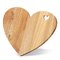 Il cuore su ordinazione ha modellato il tagliere di bambù spesso di 1.5cm per il Charcuterie servente