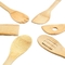 6 pezzi di utensili da cucina in bambù Set di legno Spatola cucchiaio per cucinare