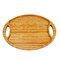 Piatto di legno massello di bambù ovale