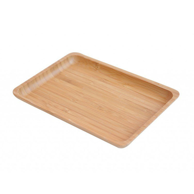 Piatto di legno da 1,9 cm Piccolo vassoio in bambù