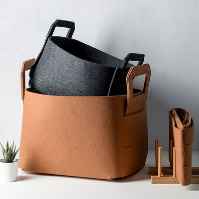 Indumenti in felci di poliestere 100% rettangolare Contenitori di stoccaggio Opp bag imballato Pacchetto personalizzabile