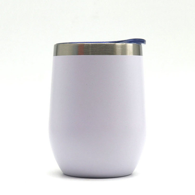 Il doppio strato a forma di di Cup 12oz della chiavetta dell'uovo ha isolato l'acciaio inossidabile con il coperchio