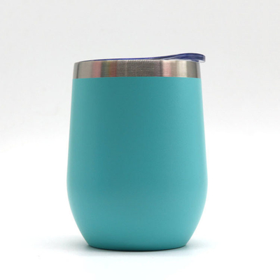 Il doppio strato a forma di di Cup 12oz della chiavetta dell'uovo ha isolato l'acciaio inossidabile con il coperchio
