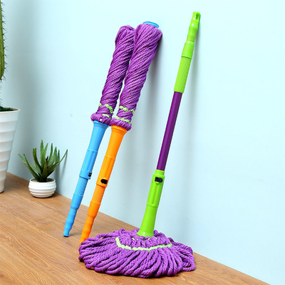 Torsione di Microfiber del tessuto una zazzera girante 120cm di 360 gradi multifunzionale
